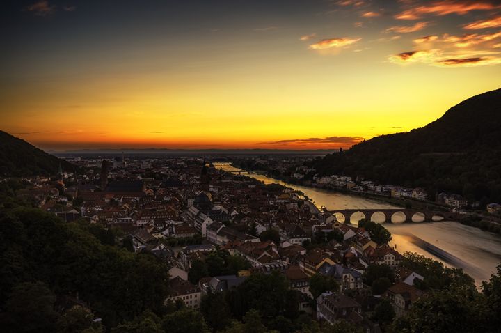 Sunset over Heidelberg - Aaron Choi Photography