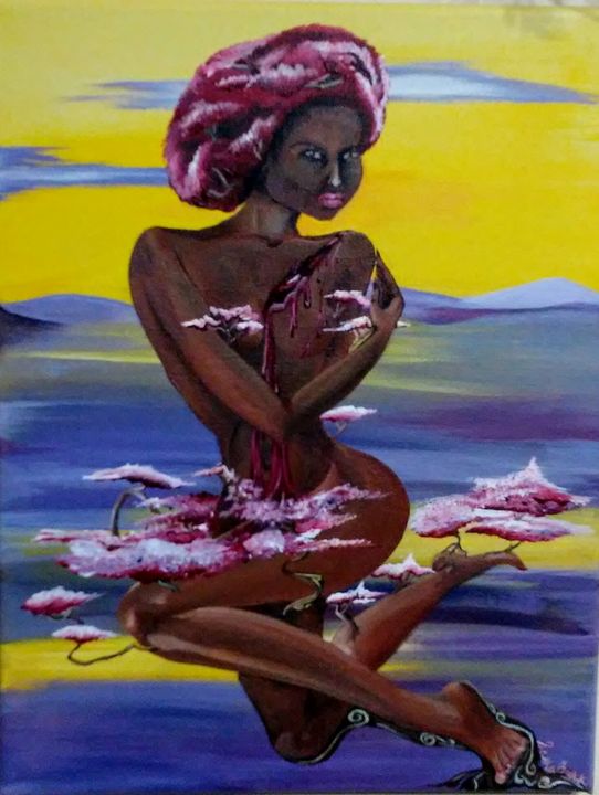 Bleeding Blossoms - Sasha Brock... Painting Poetry