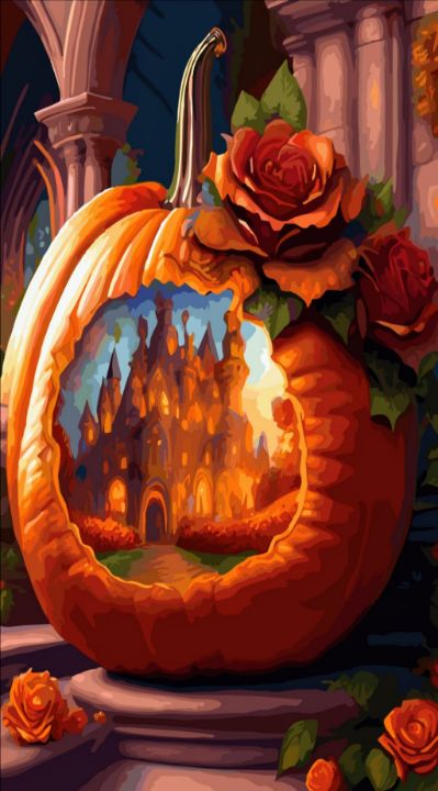 Your Halloween Wishes Art On Wheels Paintings Prints Holidays   253 23 10 5 17 4 5m 