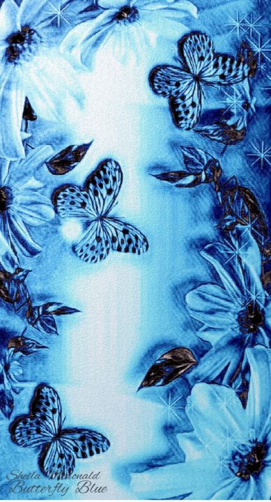 Butterfly Blue - Art On Wheels