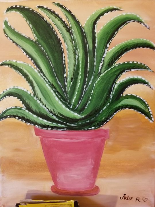 Larger Cactus - Julie’s Art and Portraits