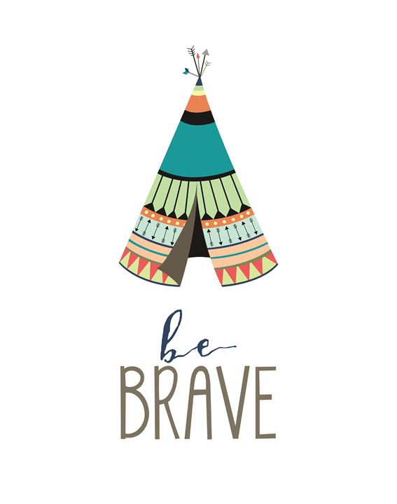 Be Brave - Friedman Gallery - Digital Art & AI, Childrens Art, Other ...