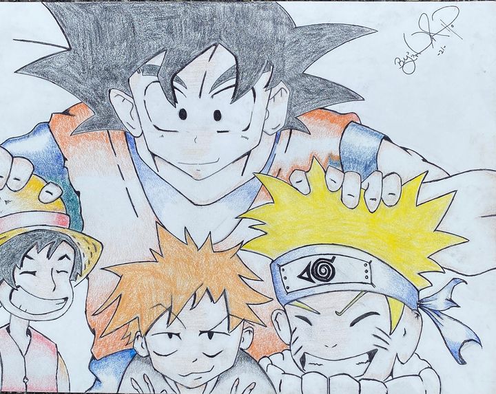 Goku and the boys - C&V Creative Design Studios