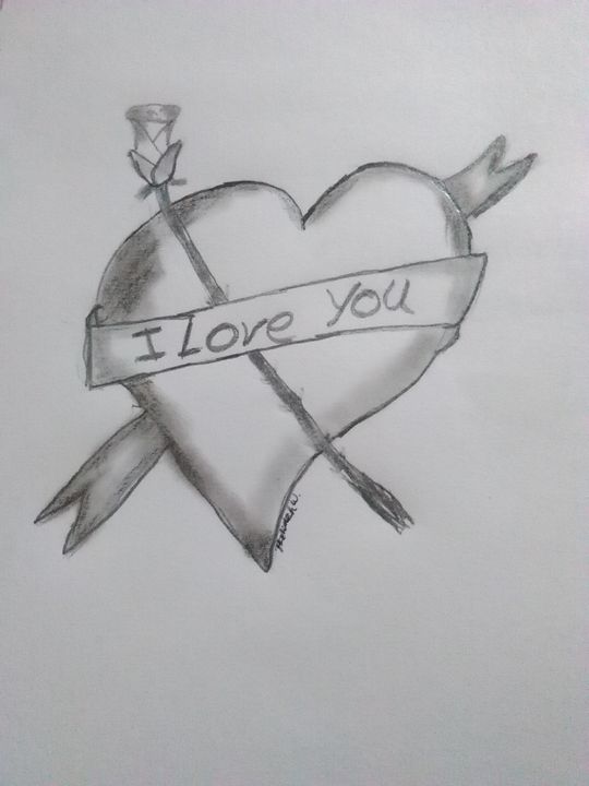 How To Draw Hearts - I love You - Romantic 