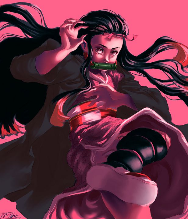 Nezuko fan art - Anime Fan Girl