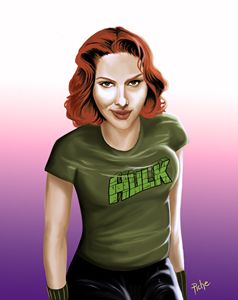 BLACK WIDOW LOVES HULK