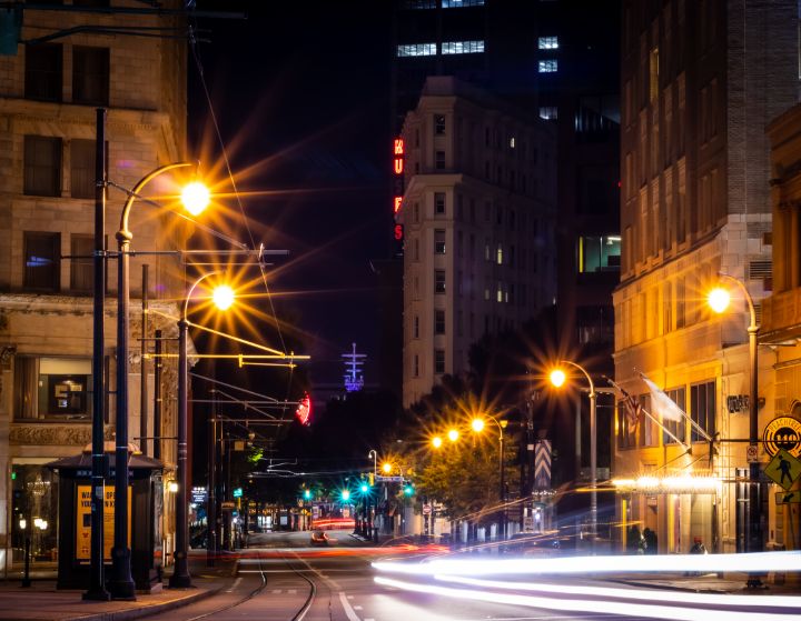 night light in Atlanta - PhotoArt