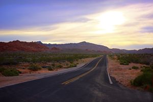 Road Through the Red Rocks