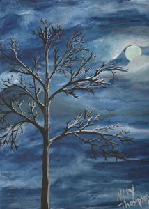 Tree in the moonlight