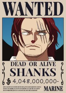Shanks One Piece Wanted