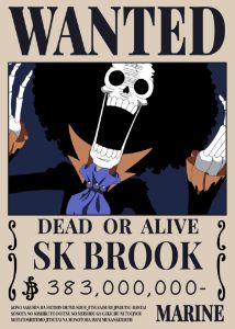 Brook One Piece Wanted