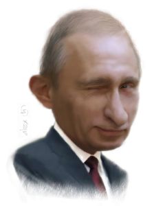 Vladimir Putin caricature - Alex Hook Krioutchkov