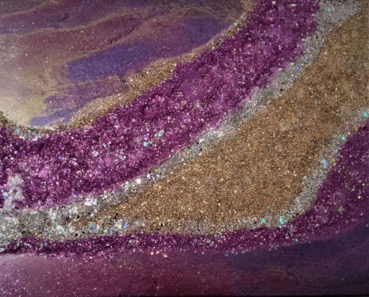 Glitter Rivers - Galactic Art