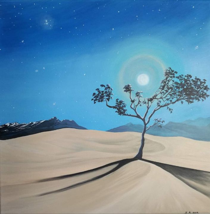 Desert Moon. - Zoe Adams Artwork