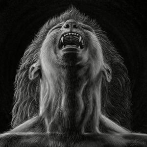 "Human being animal: Lion"