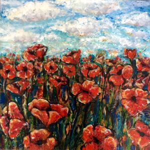 Sunshine and Poppies - Cheryle Bannon