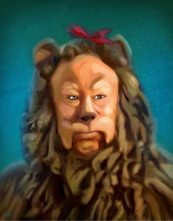 wizard of oz lion face