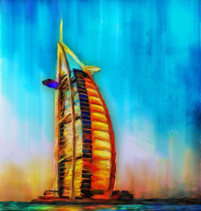 Dubai view - Viktor Kulakov digital art & painting