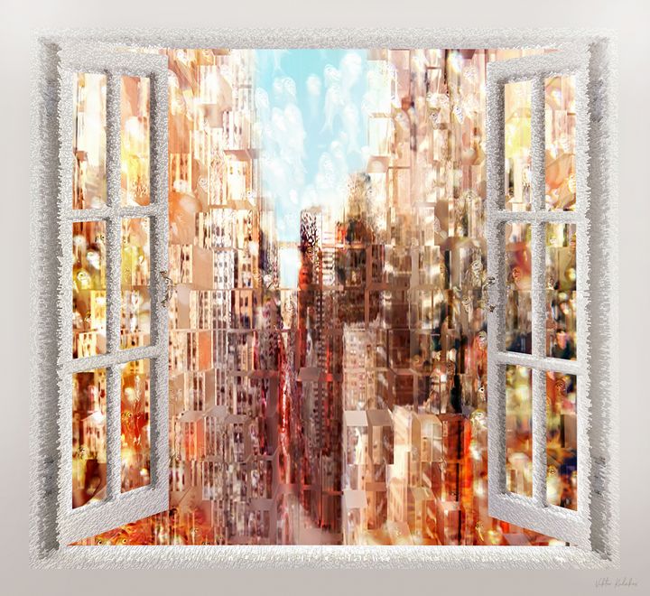 surreal view from a window - Viktor Kulakov digital art & painting