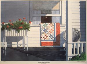 Quilt Scene - Sunshine & Shadows