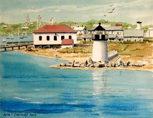 Welcome to Nantucket - Gardner Watercolors