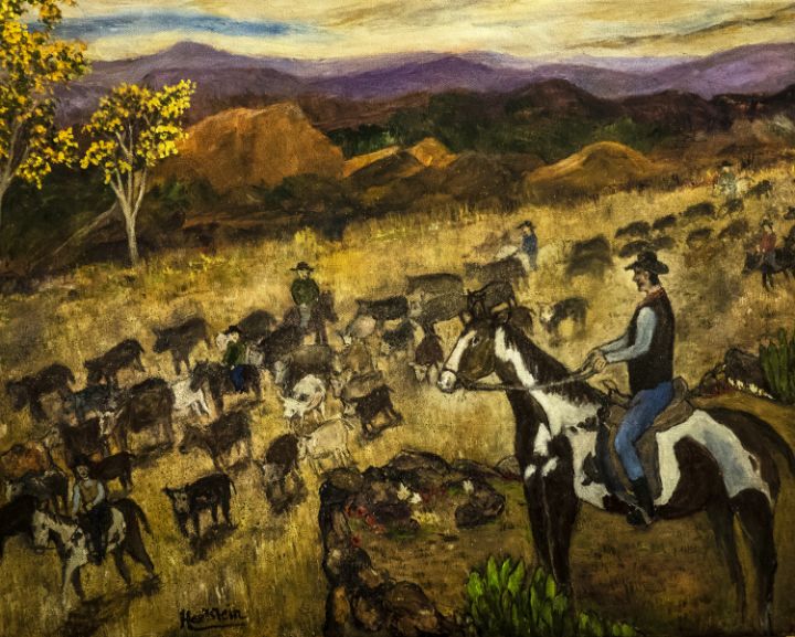 The Cowboy Way - Paintings by Michael Hartstein