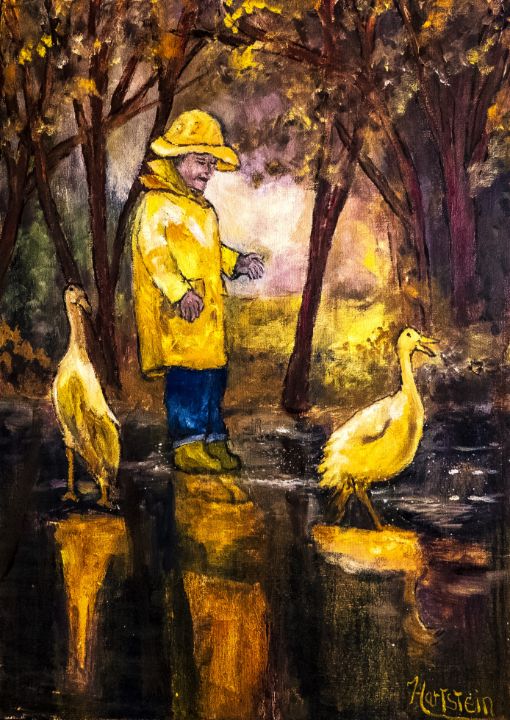 Ducks in a Row - Paintings by Michael Hartstein
