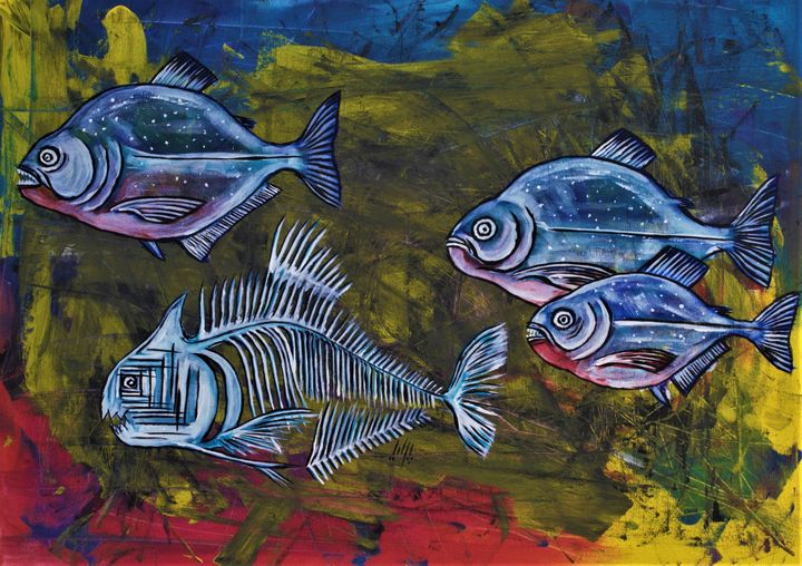 Pariah (Weird Fishes) - Simon Houlton - Paintings & Prints
