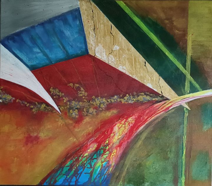 Hidden Treasure - Artivies - Paintings & Prints, Abstract, Geometric ...