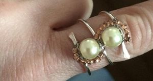 Coil and Pearl Ring - Bella's Pictures and Baubles - Photo into Art