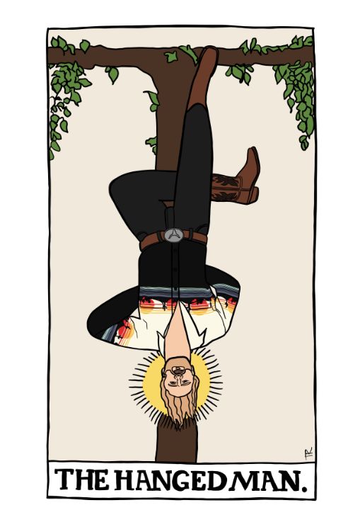 The Hang(ed) Man Adam Page - Art By Tayfabe