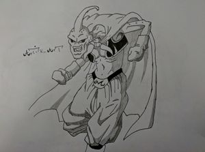 How to Draw Majin Buu  Dragon Ball Z 