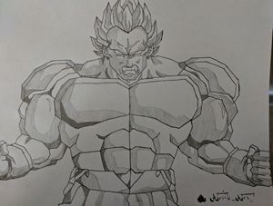 Finished drawing After COMMISSION ! Super vegeta Final flash Dragon Ball Z  Use ibis paint para el delineado y snapseed para los filtros.…