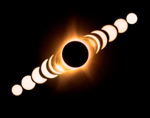 2017 Solar Eclipse Photo Composite - Karen Lee Orozco