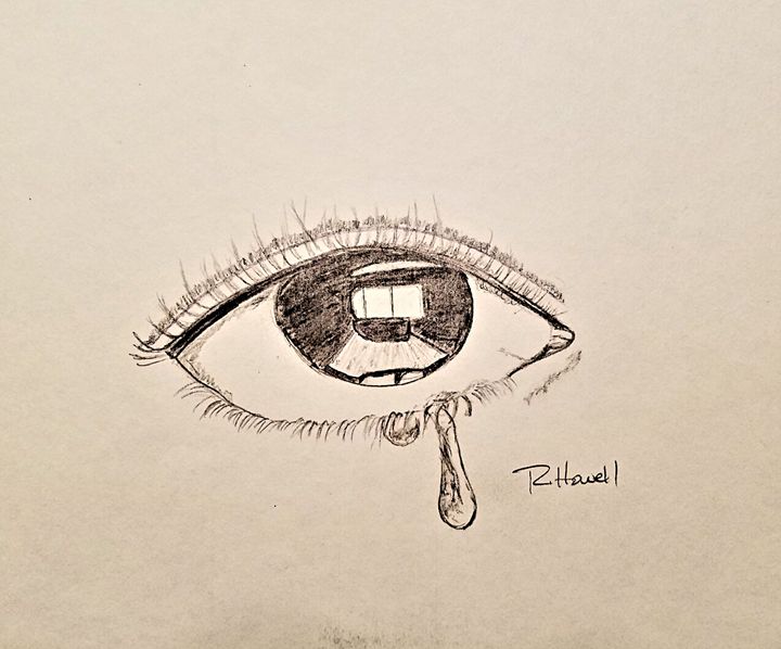 Sad Eye Rick Howell Drawings Illustration People Figures