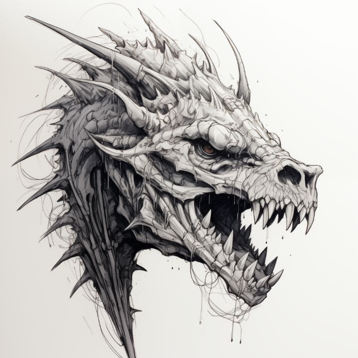 Japanese Dragon Drawing Images | Free Photos, PNG Stickers, Wallpapers &  Backgrounds - rawpixel