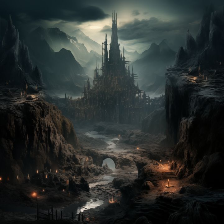 Dark Souls Inspired Castle Landscape - Art Print Gallery - Digital Art,  Landscapes & Nature, Other Landscapes & Nature - ArtPal