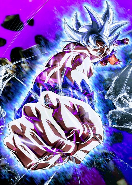 Goku Ultra Instinct - Anime Art - Paintings & Prints, Childrens