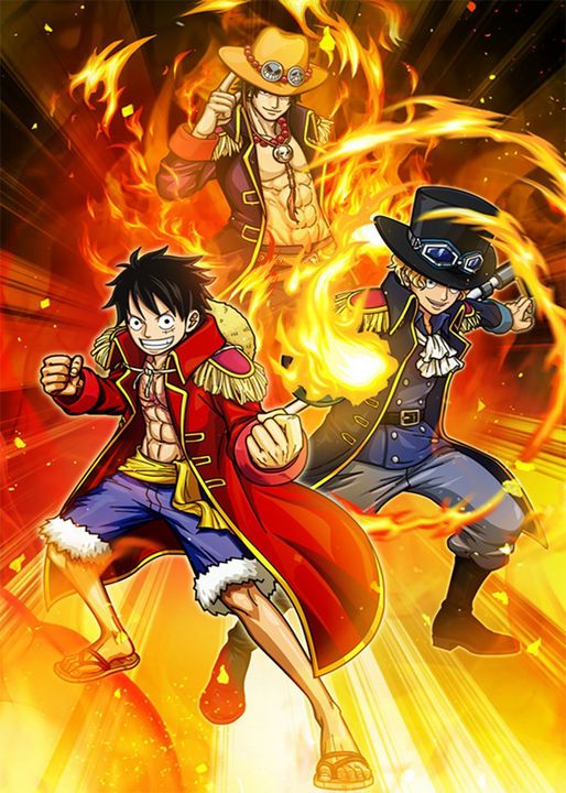 Ace, Sabo, and Luffy  Ace and luffy, One piece manga, Ace sabo luffy