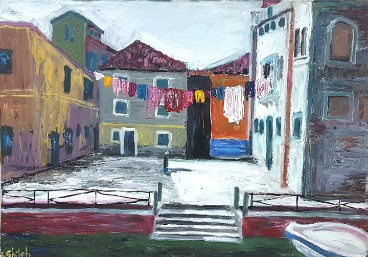 Laundry hanging in Venice - Dan Shiloh