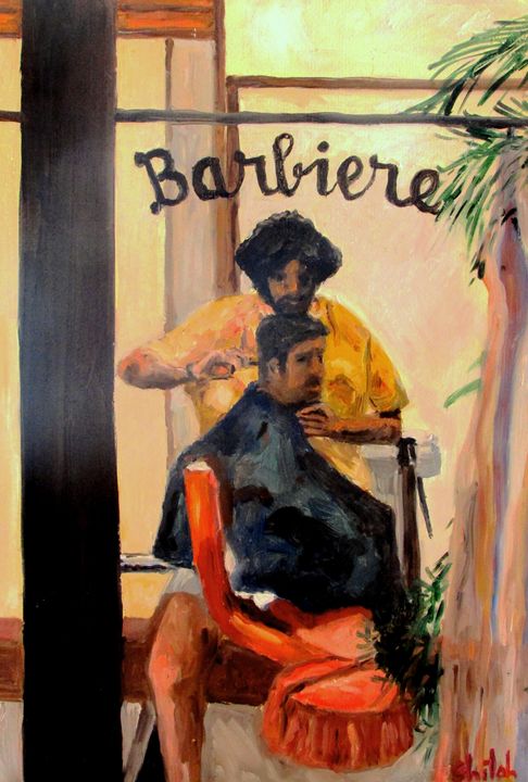 barber in Chianti Italy - Dan Shiloh