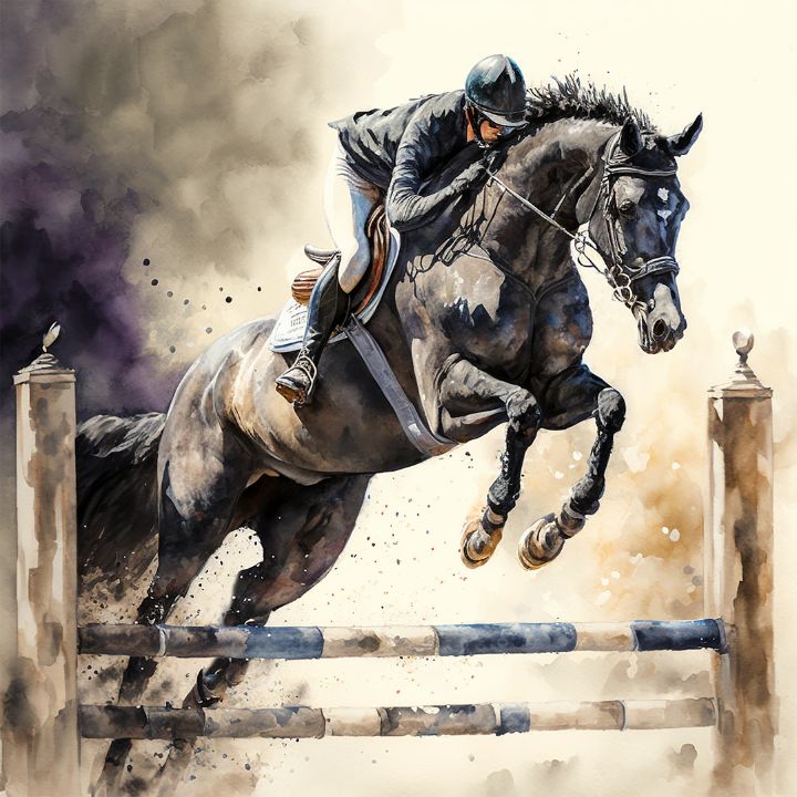 Jumping Horse 2 - ARTBYCL