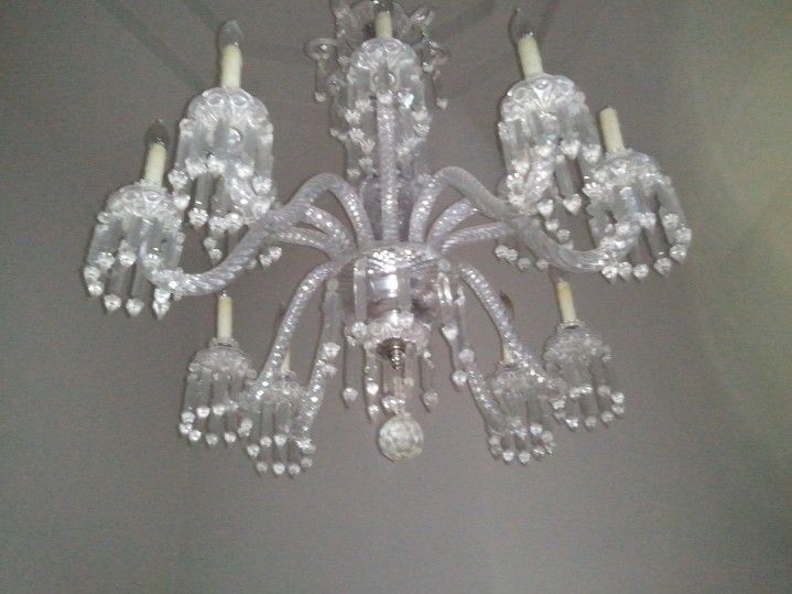 12 Arm Led crystal chandelier - K&D Art
