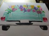 watercolor truck