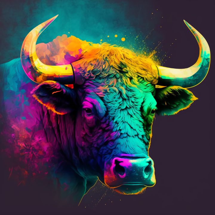 MONO Bull 3/4 - MONO Disrupting the Norm - Digital Art, Animals, Birds ...