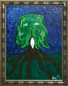Tree Of Baphomet Canvas Oil Painting