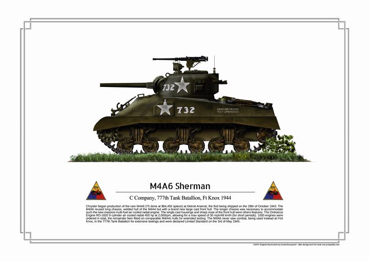 M4A6 Sherman - dbo design - Drawings & Illustration, Vehicles