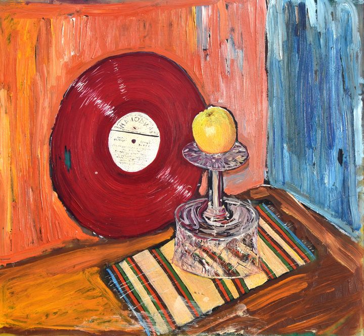 Red disk - Oksana Cherkas art