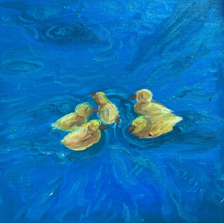 Lazy Duck Day - Skid Art - Paintings & Prints, Animals, Birds, & Fish ...