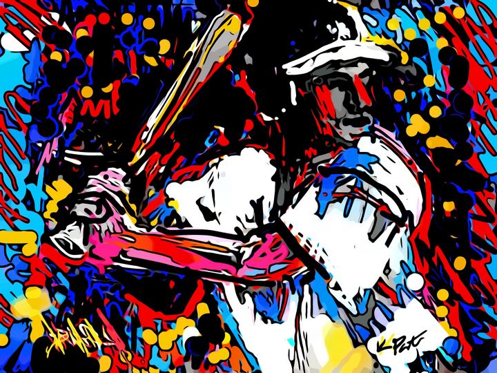 Baseball hitter - Kenny P. Doodle Art